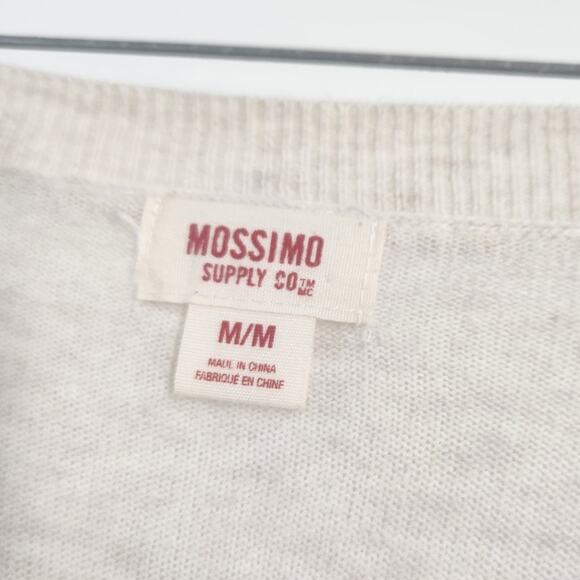 Mossimo Light Weight Cream Colored Cardigan Womens Size Medium M - Picture 3 of 3